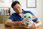 Mattel Star Wars Grogu Plush Figure & Small Anzellan Soft Doll with Sound Inspired by Bad Baby