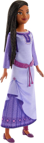 Disney's Wish Asha of Rosas Posable Fashion Doll with Natural Hair, Including Removable Clothes, Shoes, and Accessories, HPX23