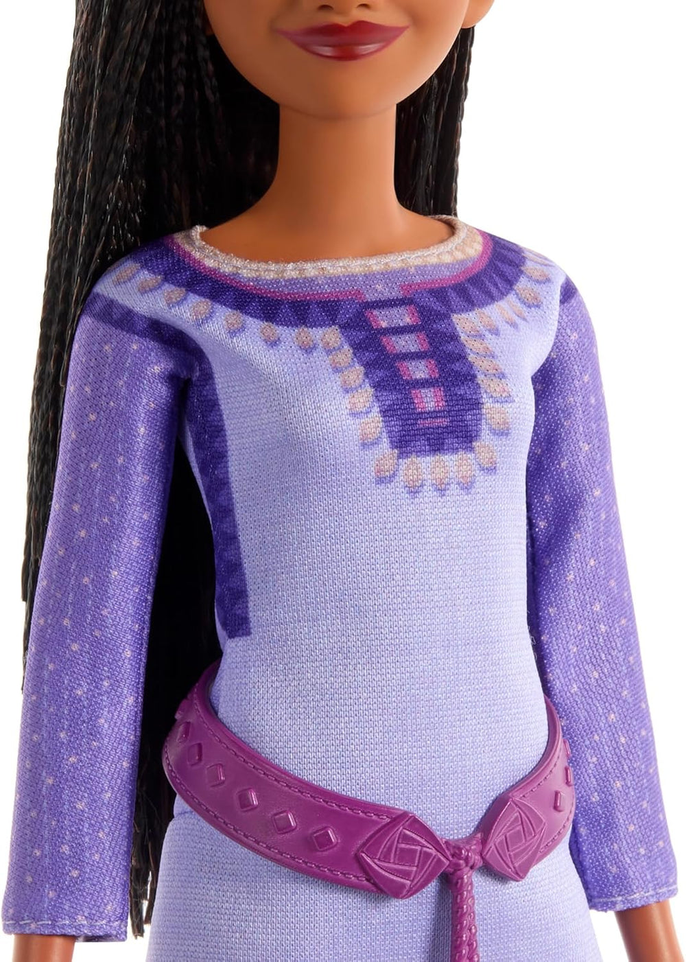 Disney's Wish Asha of Rosas Posable Fashion Doll with Natural Hair, Including Removable Clothes, Shoes, and Accessories, HPX23