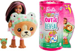 Barbie Cutie Reveal Chelsea Doll & Accessories, Animal Plush Costume & 6 Surprises Including Color Change, Puppy as Frog, HRK29
