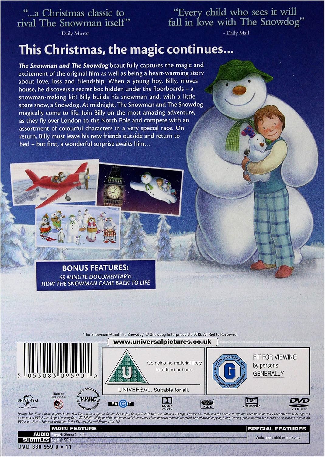 The Snowman and The Snowdog [DVD]