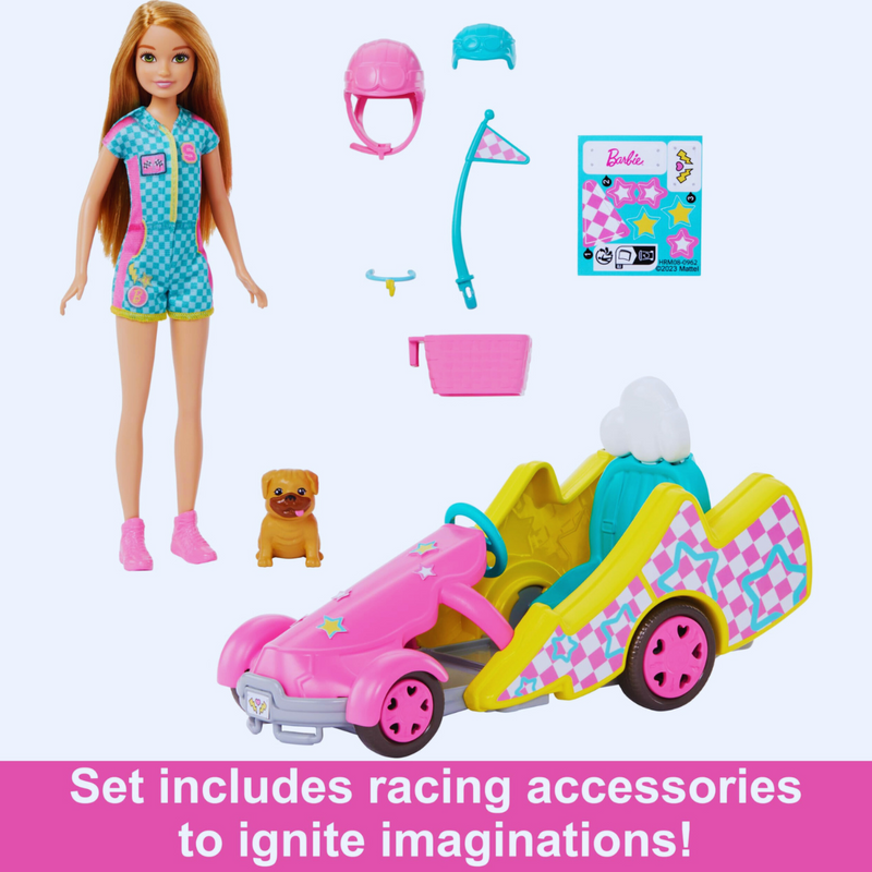 Barbie And Stacie To The Rescue Go Kart Set