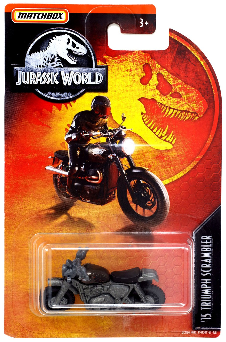 Jurassic World Matchbox Vehicle (Motorbike