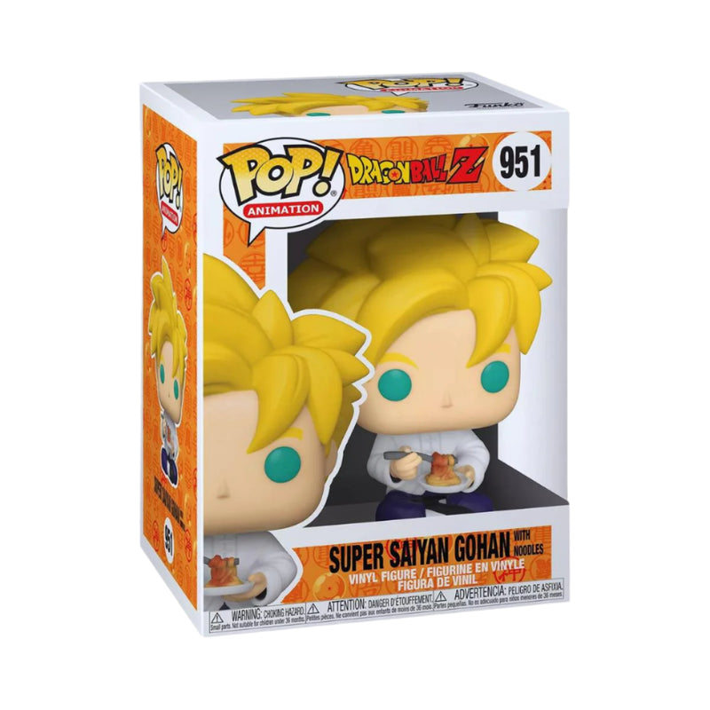 super saiyan gohan with noodles