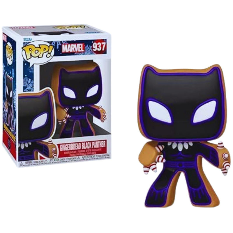 Gingerbread Black Panther Marvel Holiday Funko Pop!