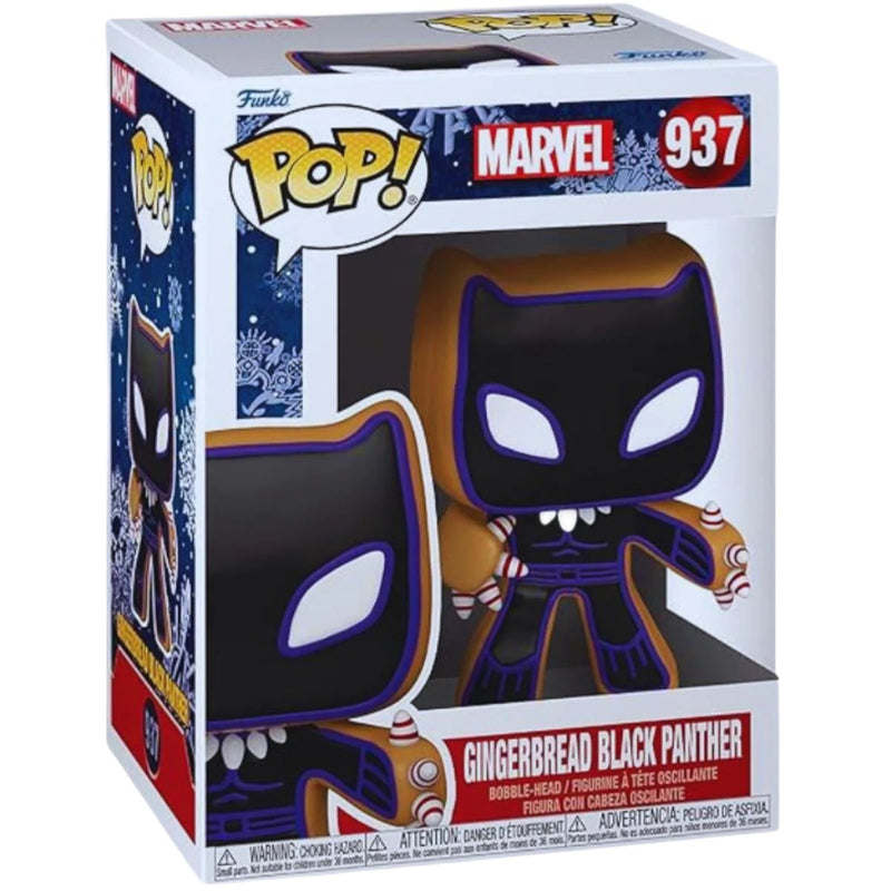 Gingerbread Black Panther Marvel Holiday Funko Pop!