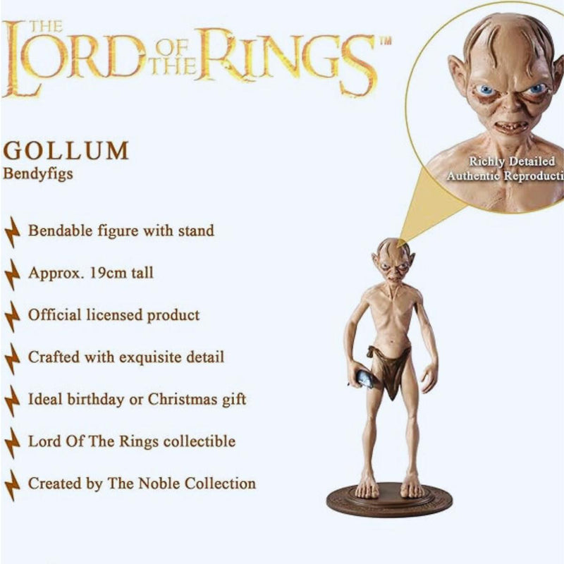 Lord of The Rings Gollum, BendyFigs 