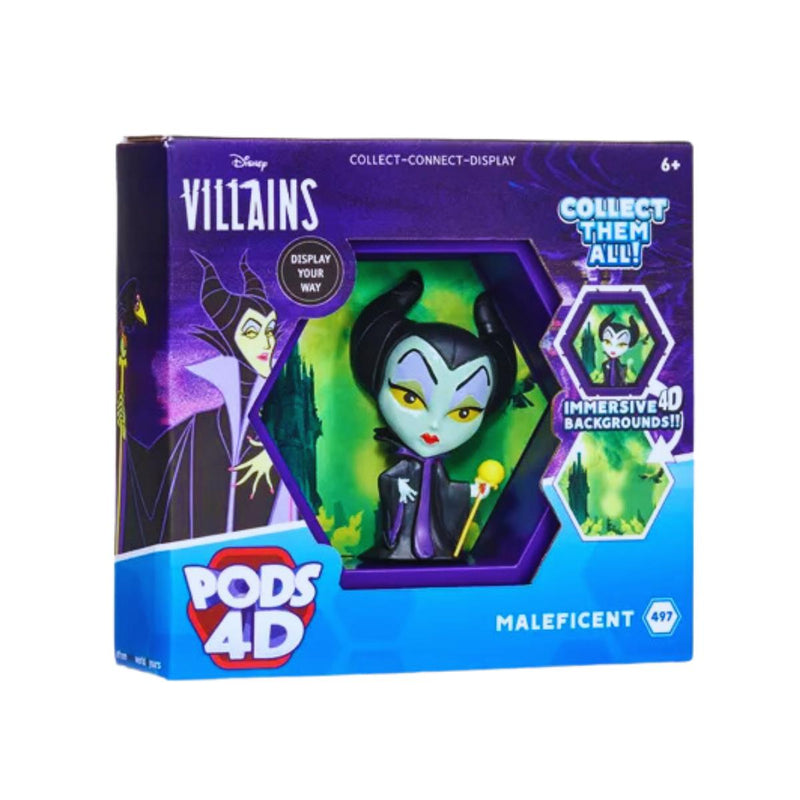 PODS 4D Disney villains Maleficent, Light-Up Bobble-Head Figure