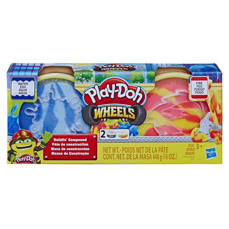 Play-Doh Wheels Fire & Water Buildin' Compound 2 Pack