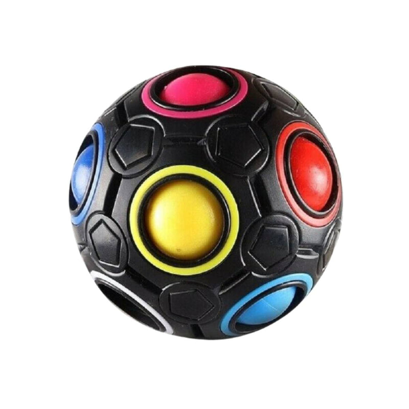 Rubik's Rainbow Ball Fidget Toy (colours vary)