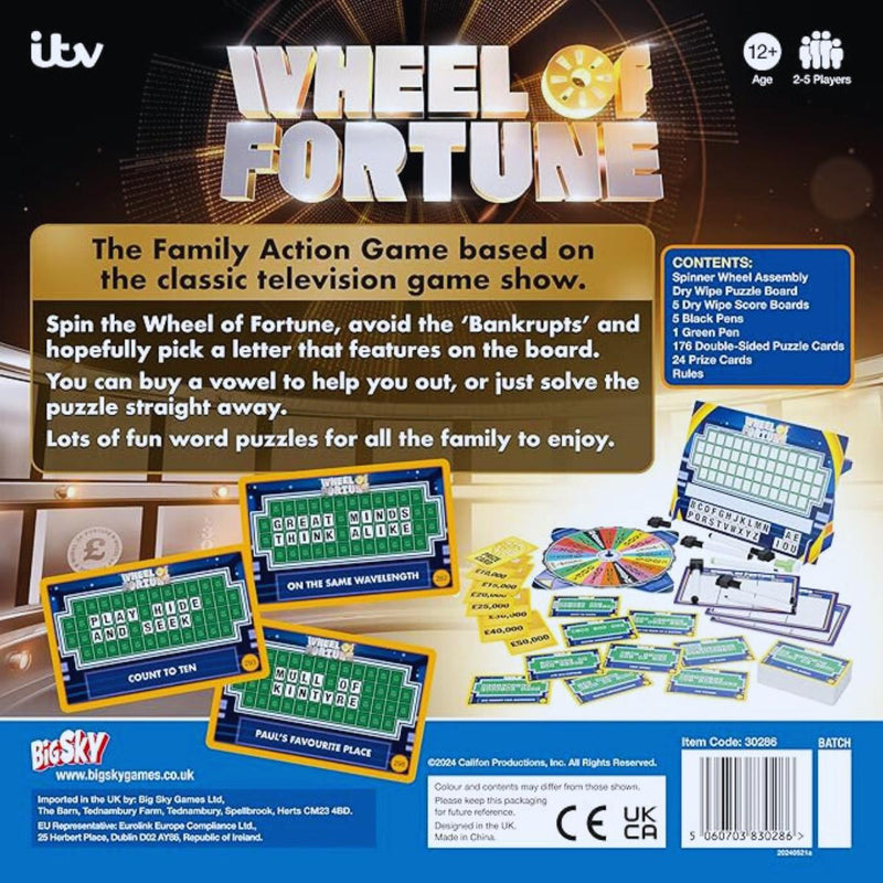 Wheel of Fortune Family Game