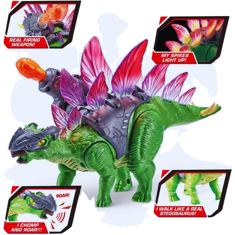 Robo Alive Dino Wars T-Rex and Stegosaurus Figures